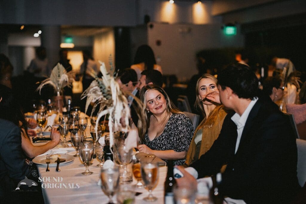 Nicole + Ryan Photographer captures dining time in the Plant Park, Jackson's, Yeomans Wedding