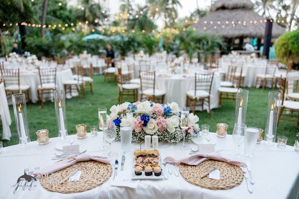 The top table at The Palms Hotel & Spa Wedding