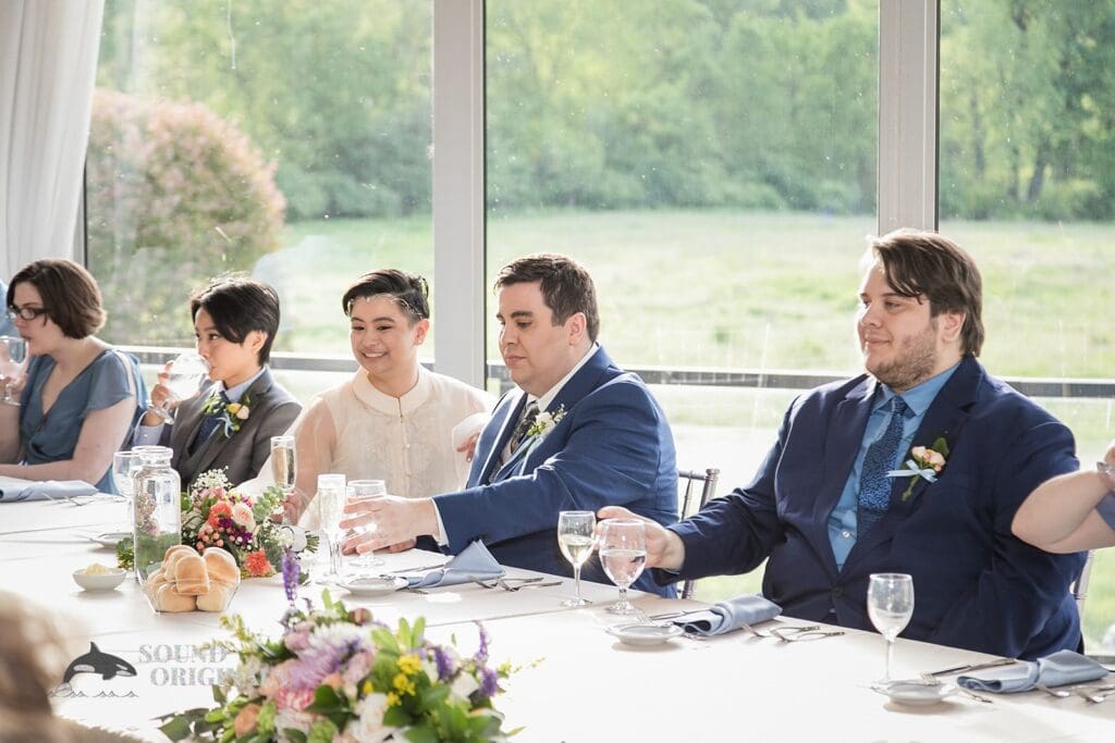 The top table at Monte Bello Estate Wedding