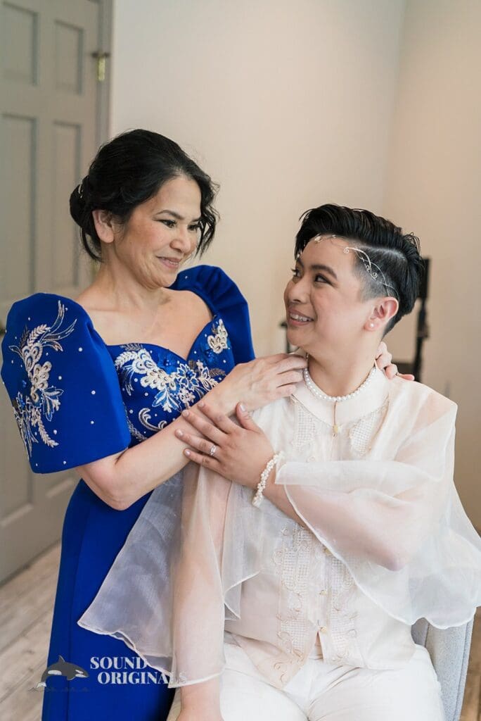 Special moments for the bride at her Monte Bello Estate Wedding