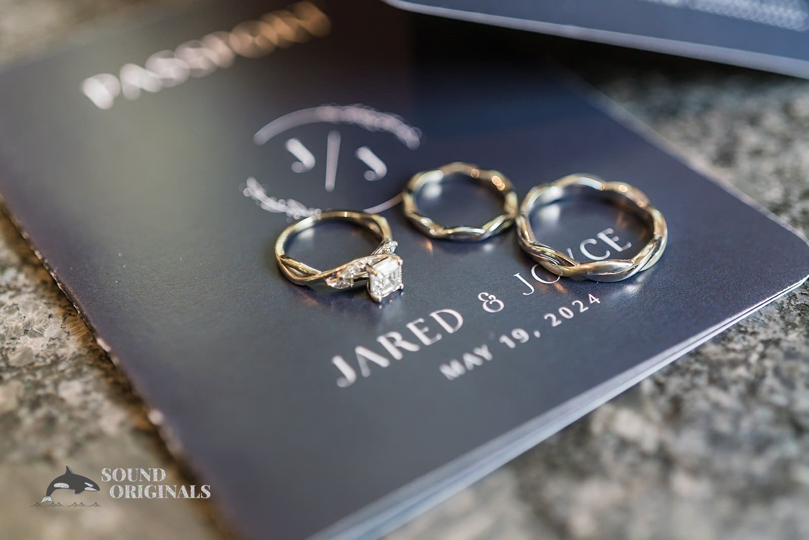 Wedding rings for Monte Bello Estate Wedding