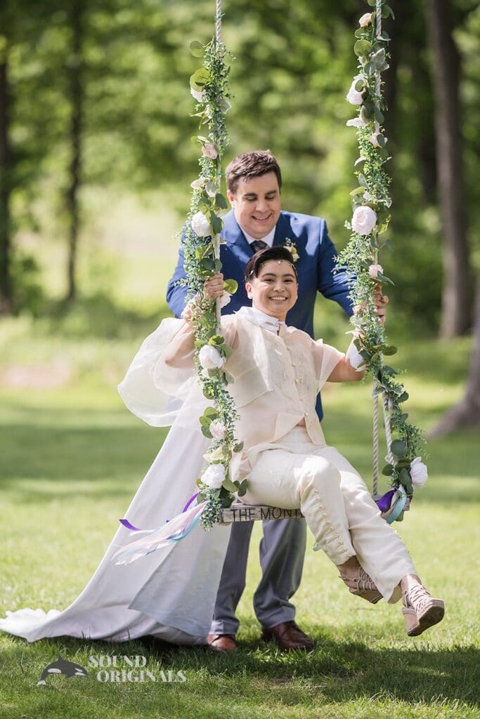 Fun couple photo at Monte Bello Estate Wedding