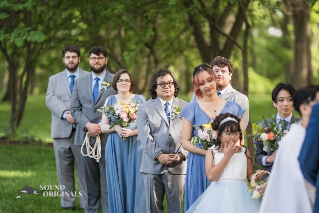The bridal party at Monte Bello Estate Wedding