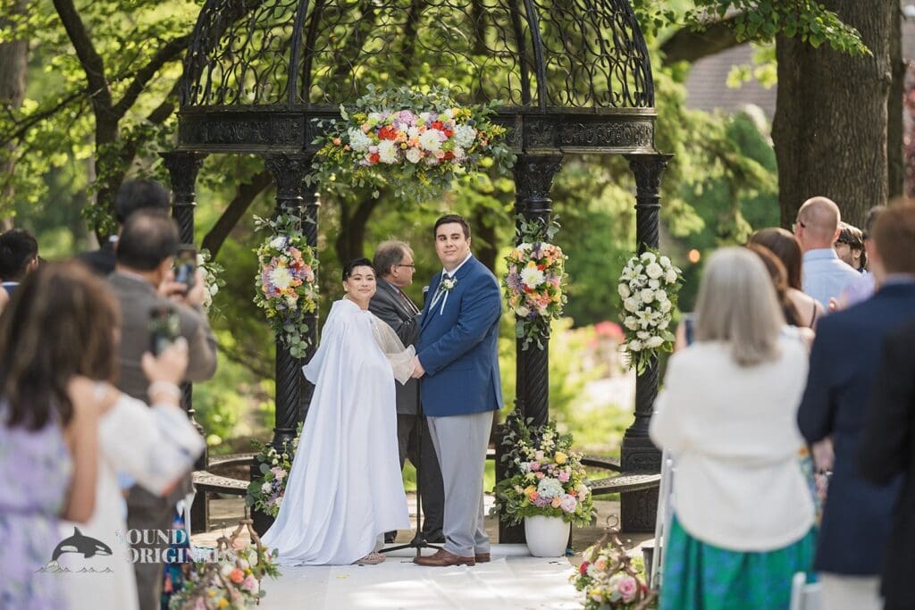 The happy couple at their Monte Bello Estate Wedding