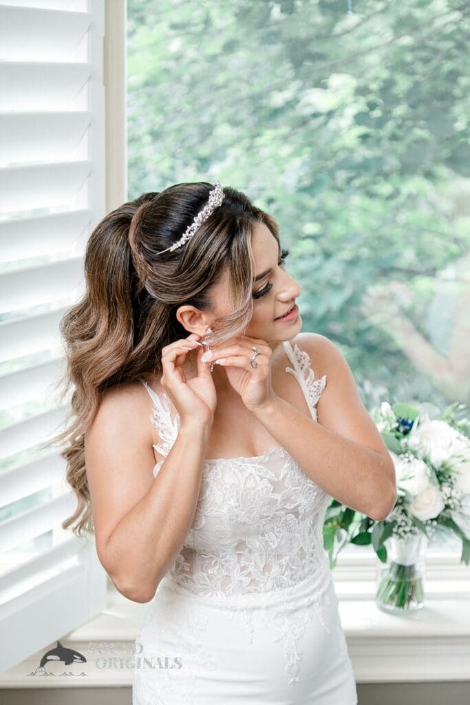 Royal Melbourne Country Club Wedding The bride getting ready for her Royal Melbourne Country Club Wedding