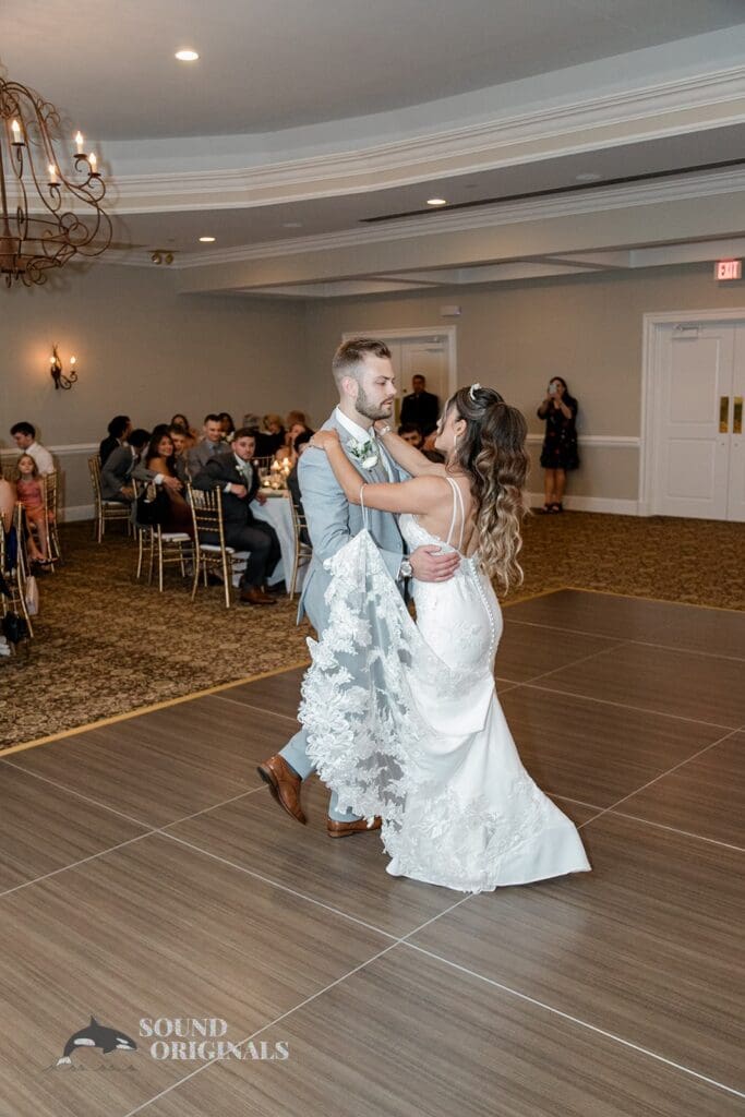 Royal Melbourne Country Club Wedding The first dance at the Royal Melbourne Country Club Wedding reception