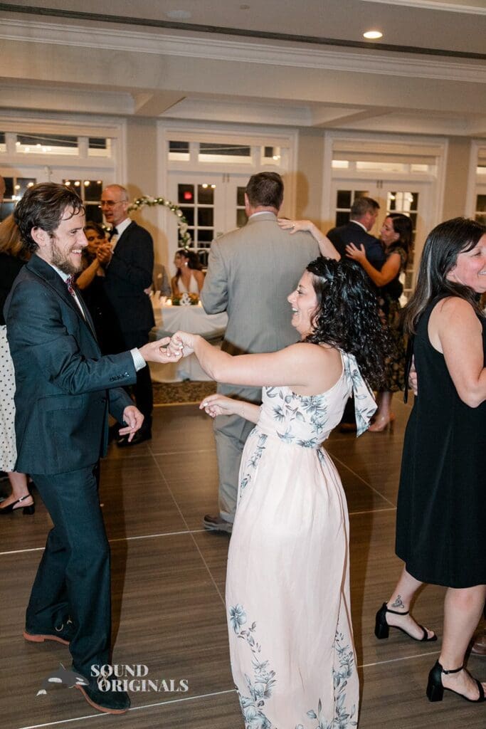 Royal Melbourne Country Club Wedding Guests enjoy the dance floor at the Royal Melbourne Country Club Wedding reception