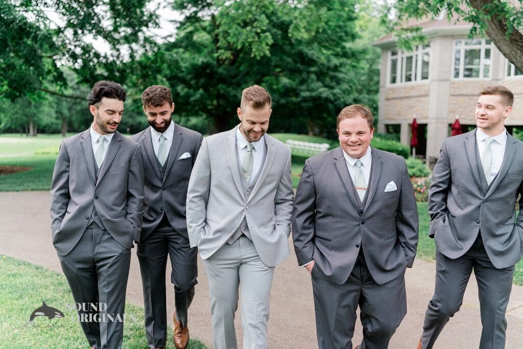 Royal Melbourne Country Club Wedding Groom and his groomsmen arriving to his Royal Melbourne Country Club Wedding
