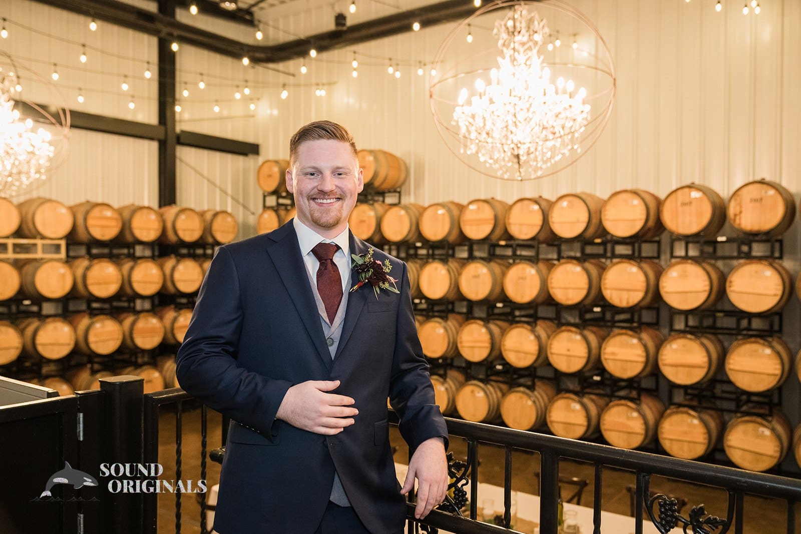 Dapper groom at Folino Estate Winery