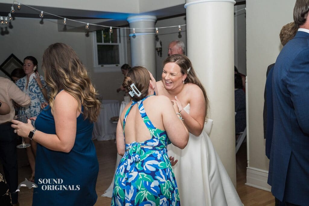 A special moment with the bride at Cathedral Basilica of the Immaculate Conception Wedding