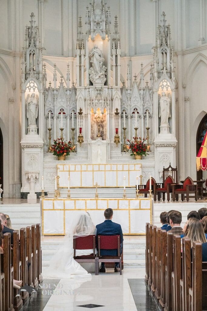 The Cathedral Basilica of the Immaculate Conception Wedding altar
