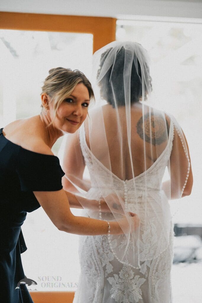 Kiara + Paul Bride gets set for her wedding at The Carey Gardens Wedding