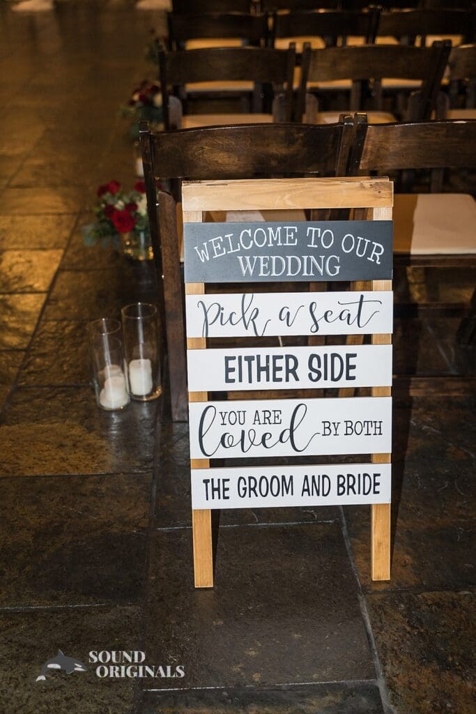 Church venue looks beautiful at Historic 1625 Tacoma Place Wedding