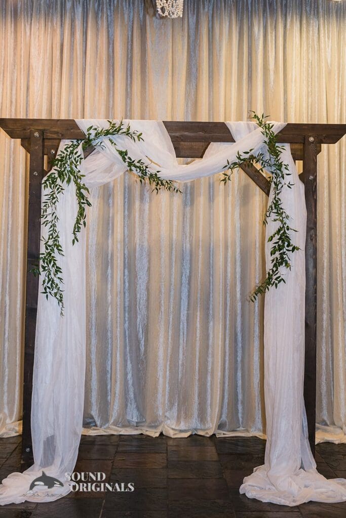 Beautiful Historic 1625 Tacoma Place Wedding altar