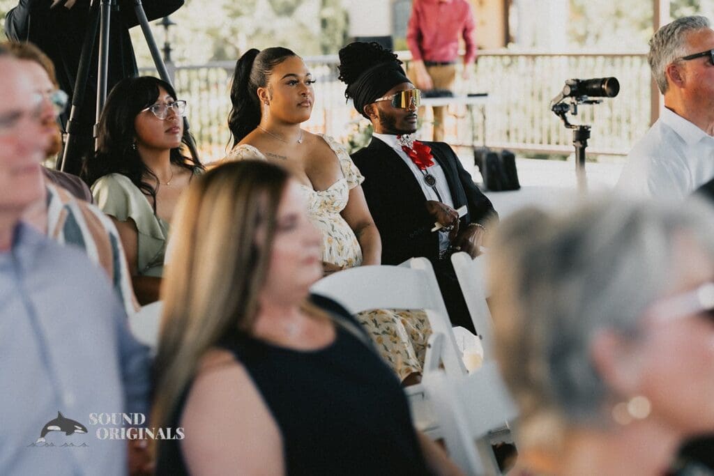 Wedding guests at Stoney Ridge Villa Wedding