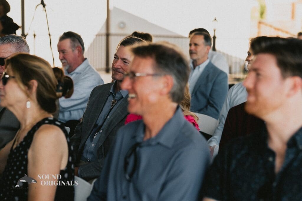Wedding guests enjoying the Stoney Ridge Villa Wedding ceremony