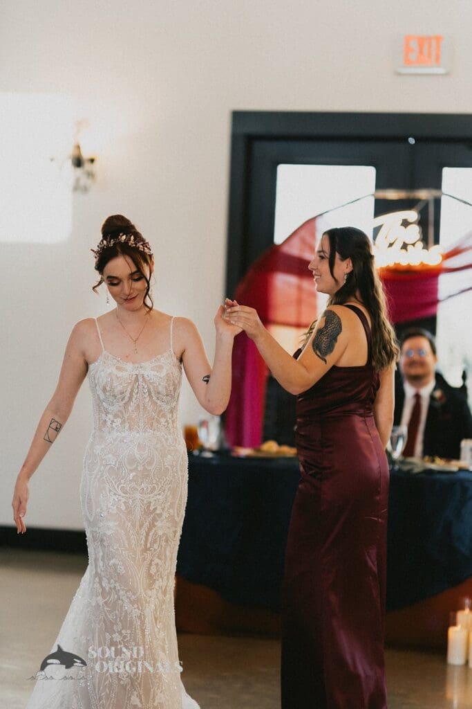 The bride dancing at Stoney Ridge Villa Wedding