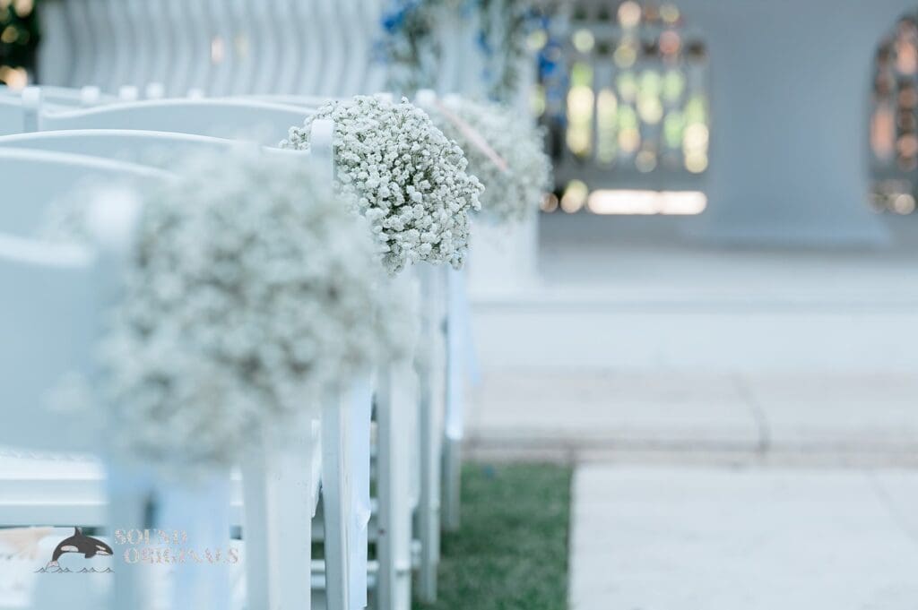 Floral details at The Palms Hotel & Spa Wedding