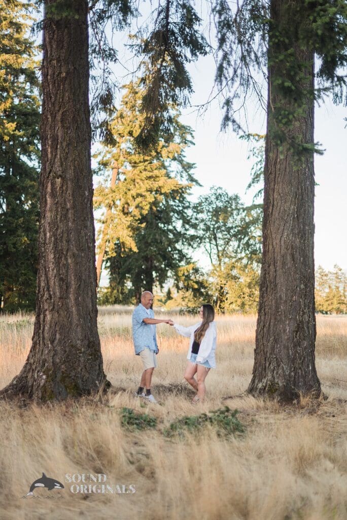 Fort Steilacoom Park Engagement // John + Trisha -