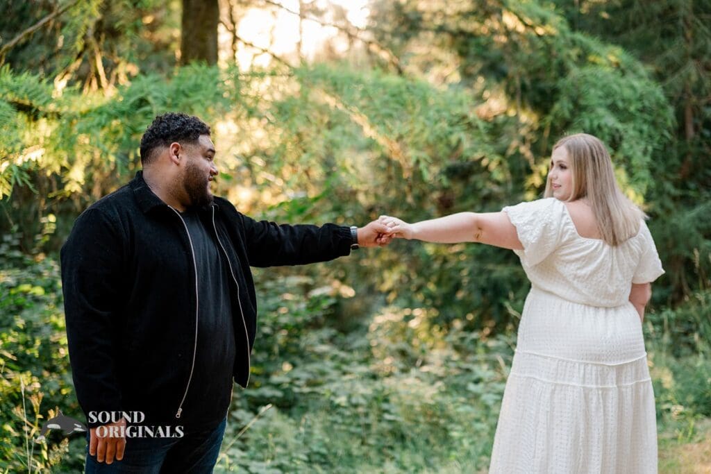 Hoyt Arboretum Engagement // Daphne + Daniel -