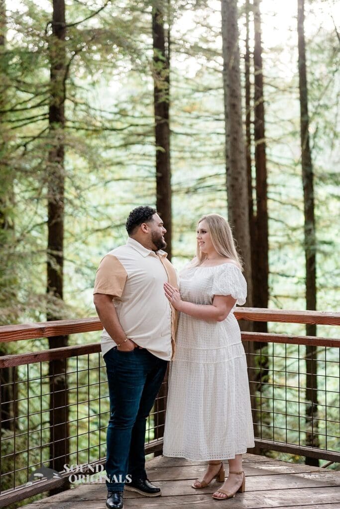 Hoyt Arboretum Engagement // Daphne + Daniel -