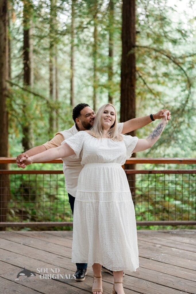 Hoyt Arboretum Engagement // Daphne + Daniel -