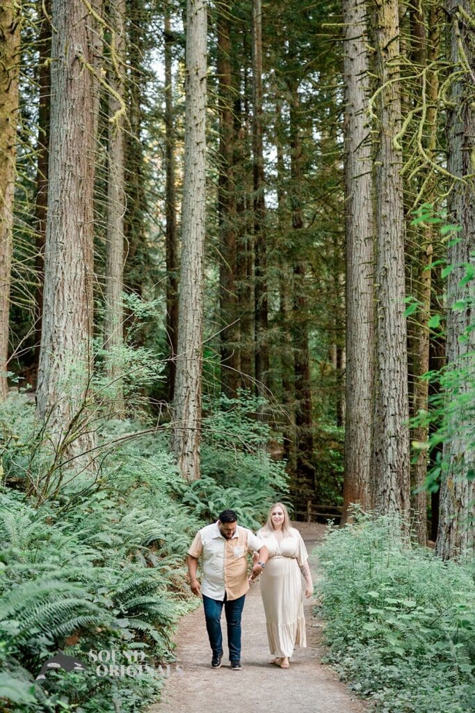 Hoyt Arboretum Engagement // Daphne + Daniel -