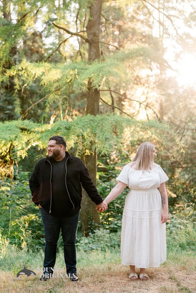 Hoyt Arboretum Engagement // Daphne + Daniel -