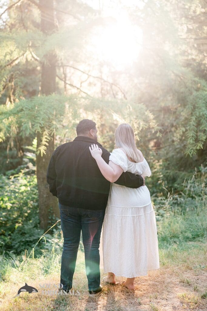 Hoyt Arboretum Engagement // Daphne + Daniel -