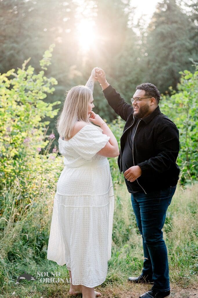 Hoyt Arboretum Engagement // Daphne + Daniel -
