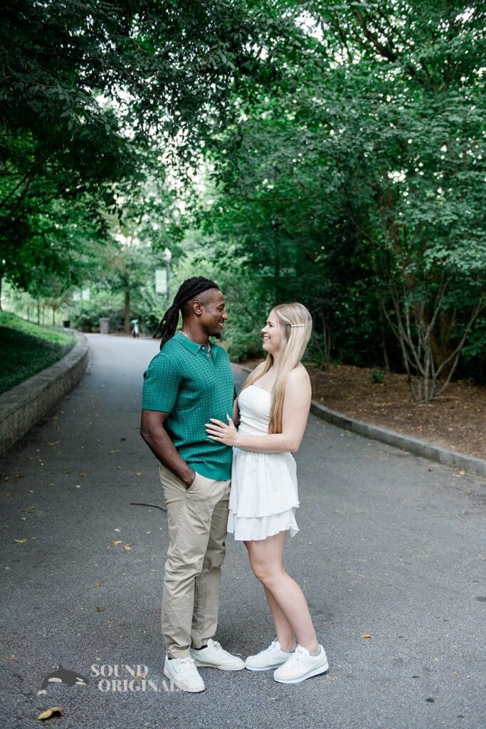 Piedmont Park Engagement // Cynthia + Justus -