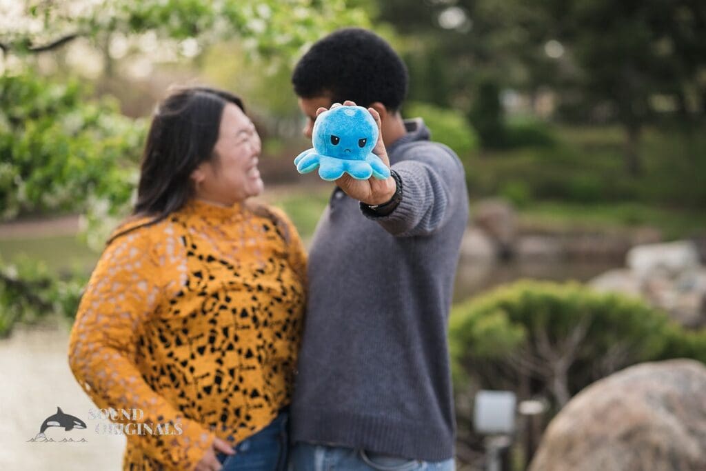 both cute at Osaka Garden
