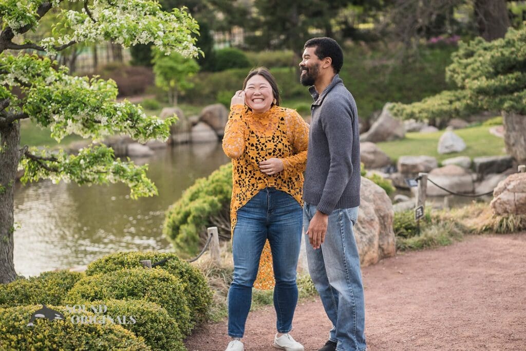 big smiles at Osaka Garden