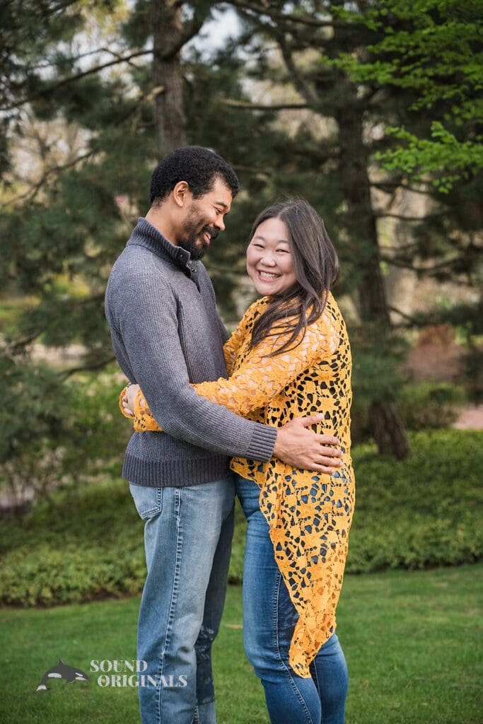 sweet couple at Osaka Garden