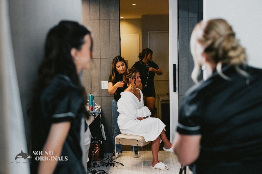 Bridal Preparations at The Carlisle Room Wedding