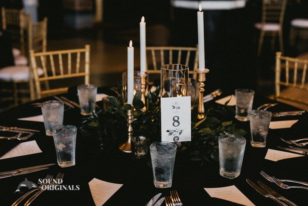 The Table Settings at The Carlisle Room Wedding