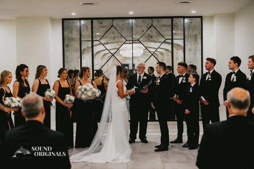Bride and Groom Say I Do at The Carlisle Room Wedding