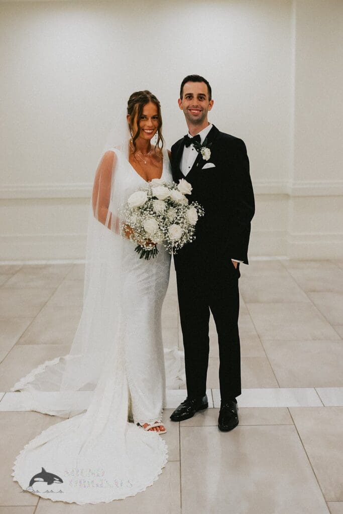Wedding Photographer Captures Romantic Portrait at The Carlisle Room Wedding