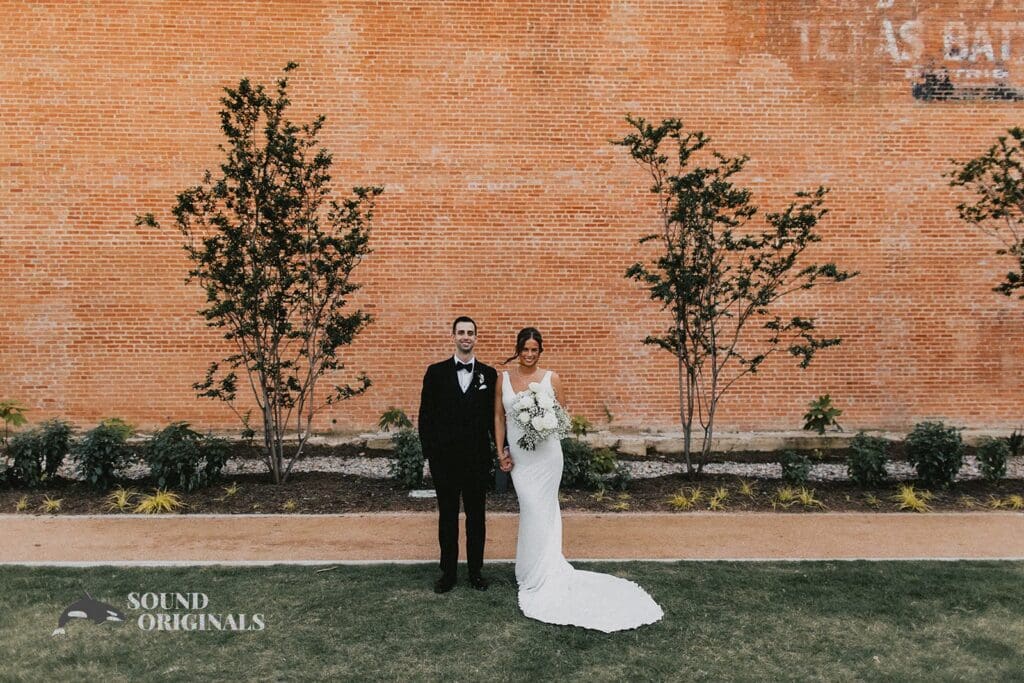 Beautiful Landscape Photo of the Newlyweds Near The Carlisle Room Wedding