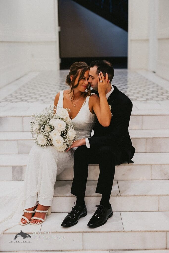 Romantic Couple Photos at The Carlisle Room Wedding