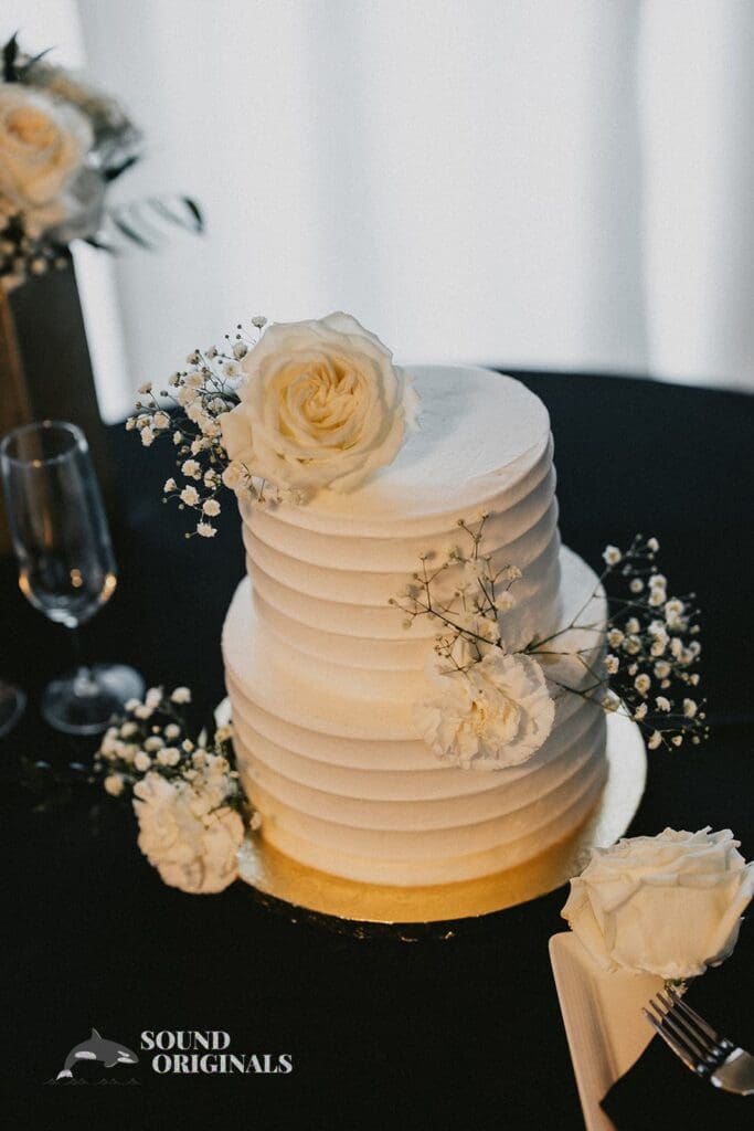 Two Tier Cake at The Carlisle Room Wedding