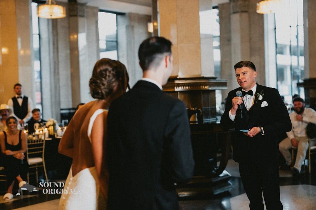 Speeches at The Carlisle Room Wedding