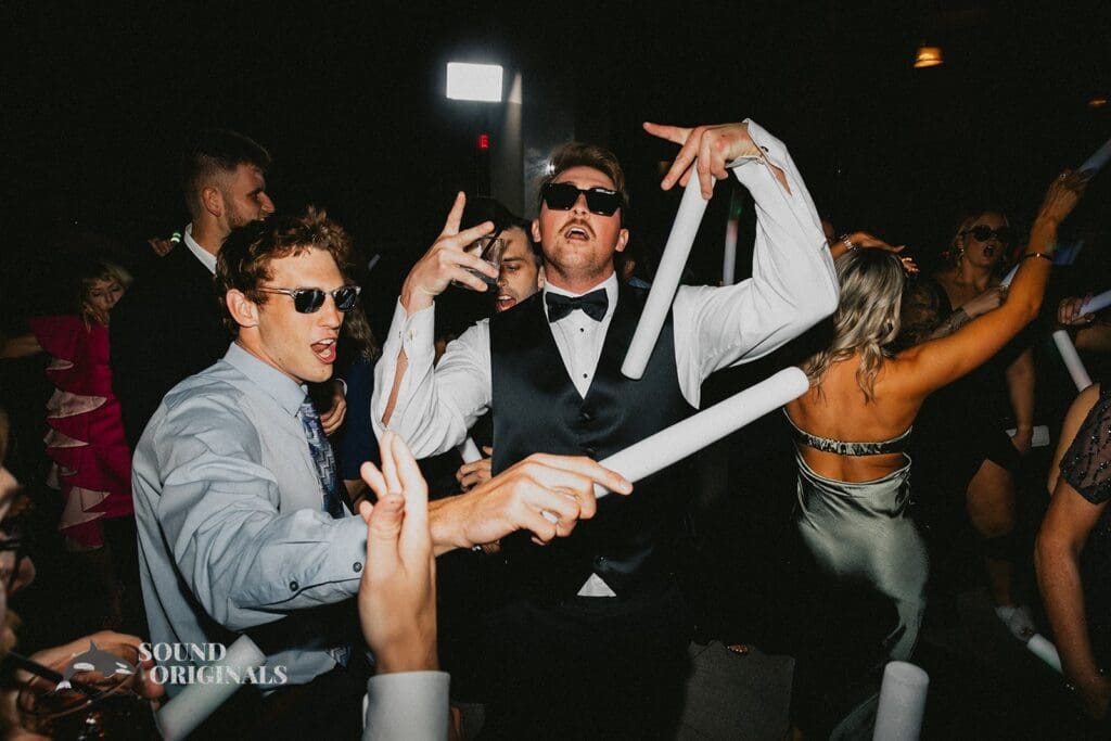 Lively Music on the Dance Floor at The Carlisle Room Wedding