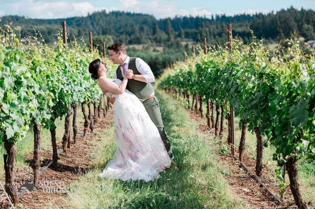 Vineyard View at La Bastide Wedding // Claire + Tyler -