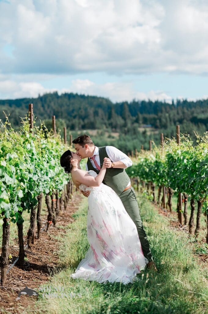 Vineyard View at La Bastide Wedding // Claire + Tyler -