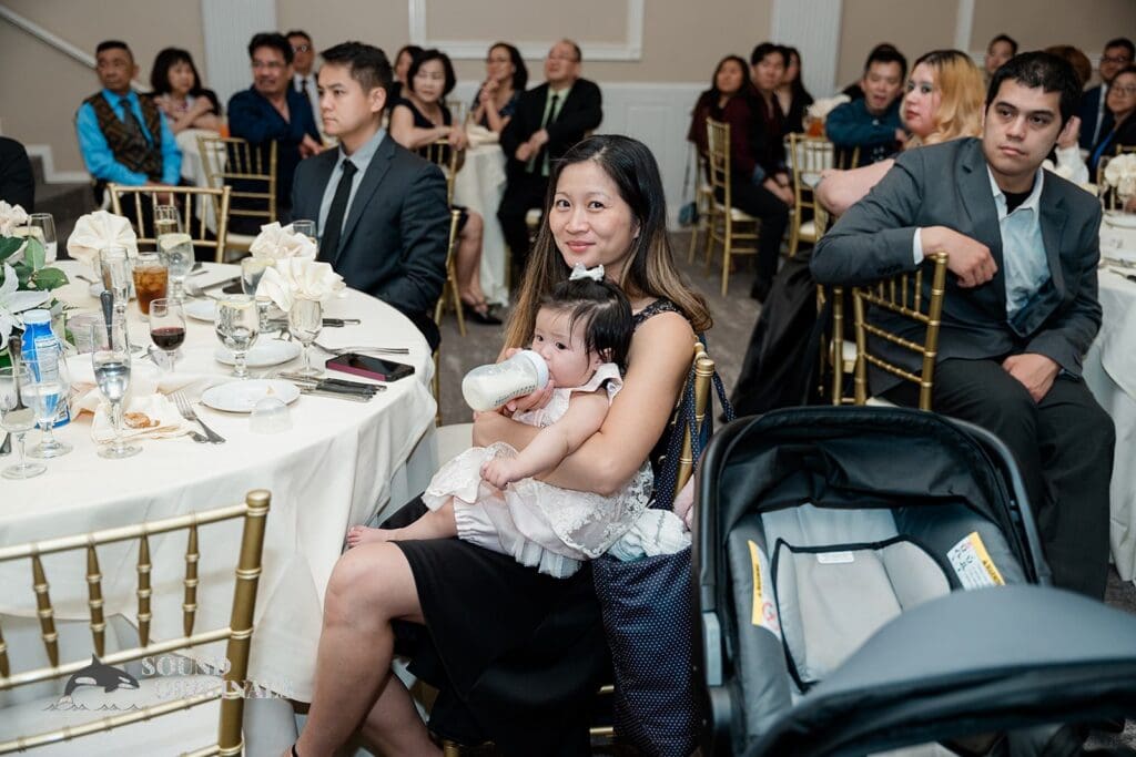 Guests at The Abbington Distinctive Banquets Wedding reception