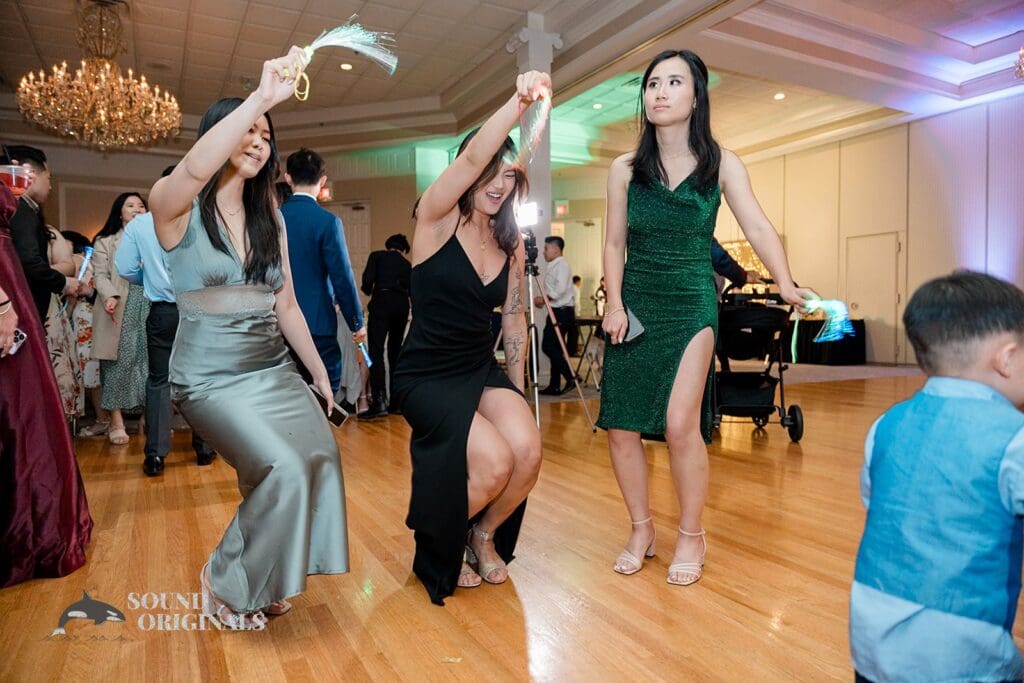Guests dancing at The Abbington Distinctive Banquets Wedding