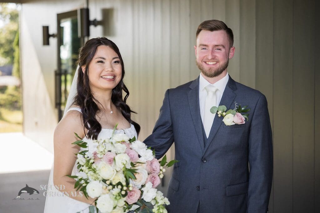 Beautiful couple photo at The Oakley on the Lake Wedding