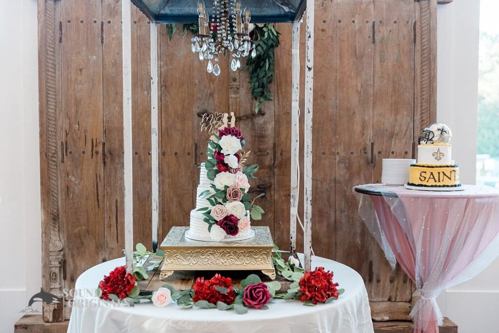 Photographer captures yummy wedding cakes in The French Farmhouse Wedding
