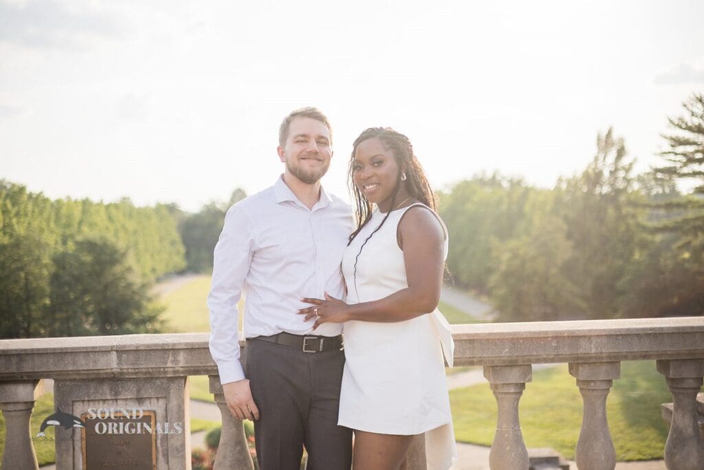 Ault Park Engagement // Edem + Michael -